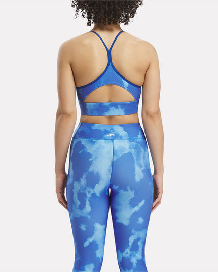 PETO REEBOK ID TRAIN PRINTED SPORTS BRA