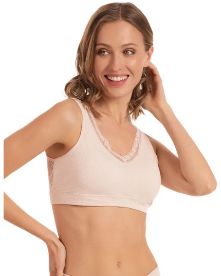 PETO INTIME SEAMLESS BRETEL ELASTICADA Y ENCAJE