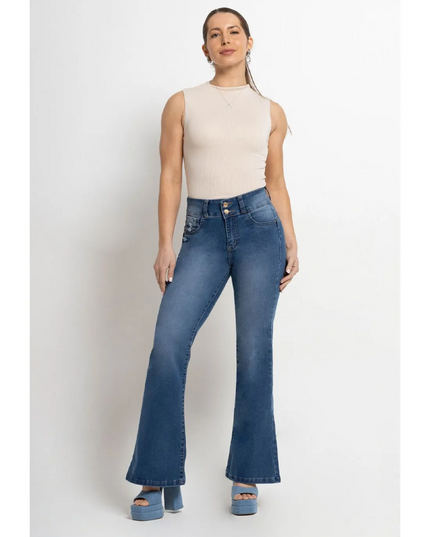 JEANS MOHICANO CINTURA FLARE
