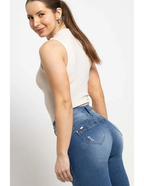 JEANS MOHICANO CINTURA FLARE