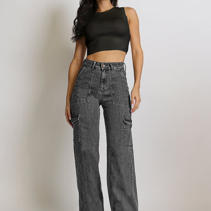 JEANS AMALIA WIDE LEG CARGO