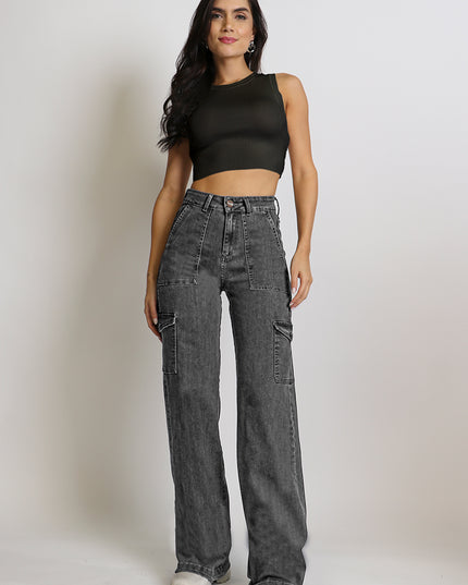 JEANS AMALIA WIDE LEG CARGO