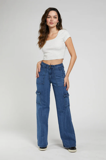 JEANS AMALIA WIDE LEG CARGO