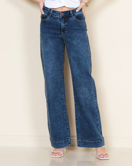 JEANS WADOS WIDE LEG TIRO ALTO