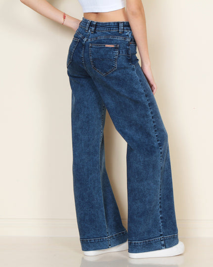 JEANS WADOS WIDE LEG TIRO ALTO