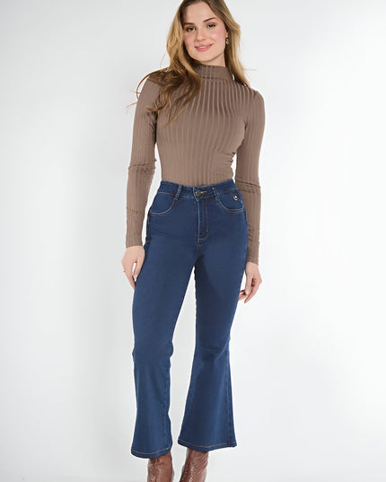 JEANS AMALIA PITILLO HIGH WAIST BOTONES
