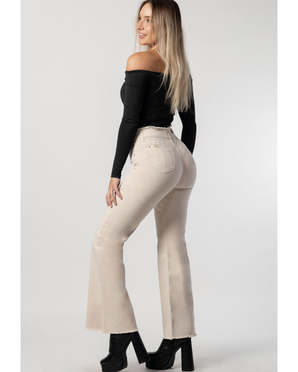JEANS MOHICANO PRETINA DESFLECADO