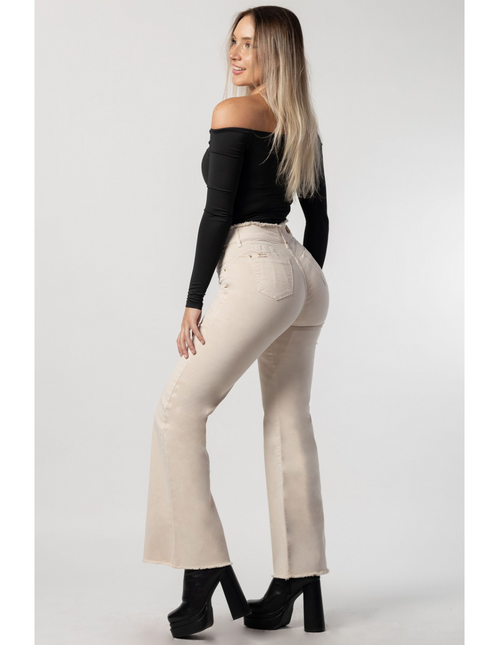 JEANS MOHICANO PRETINA DESFLECADO