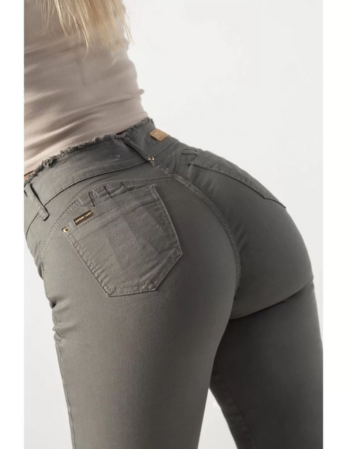 JEANS MOHICANO PRETINA DESFLECADO