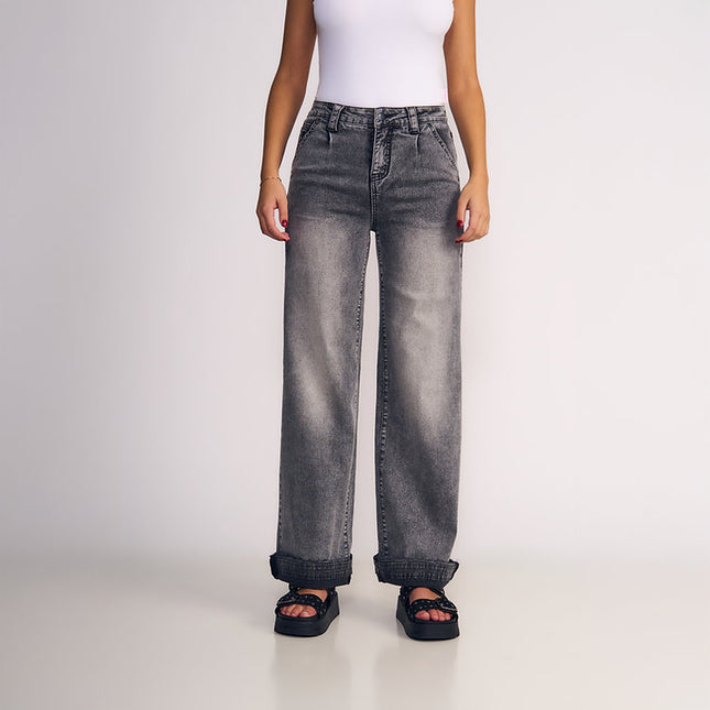 JEANS IL GIOCO WIDE LIGHT PINZAS EN CINTURA