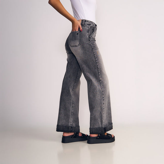 JEANS IL GIOCO WIDE LIGHT PINZAS EN CINTURA