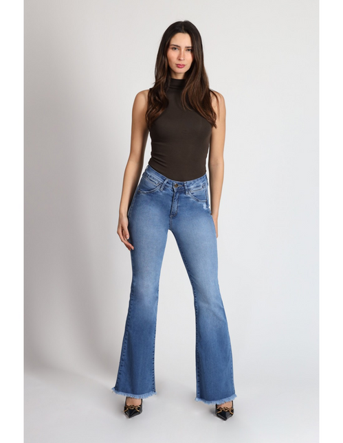 JEANS MOHICANO CINTURA FLARE