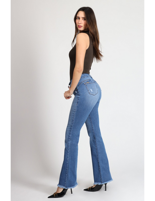 JEANS MOHICANO CINTURA FLARE