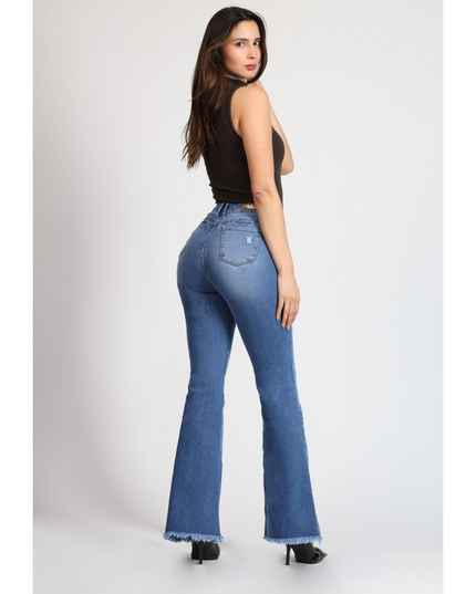 JEANS MOHICANO CINTURA FLARE