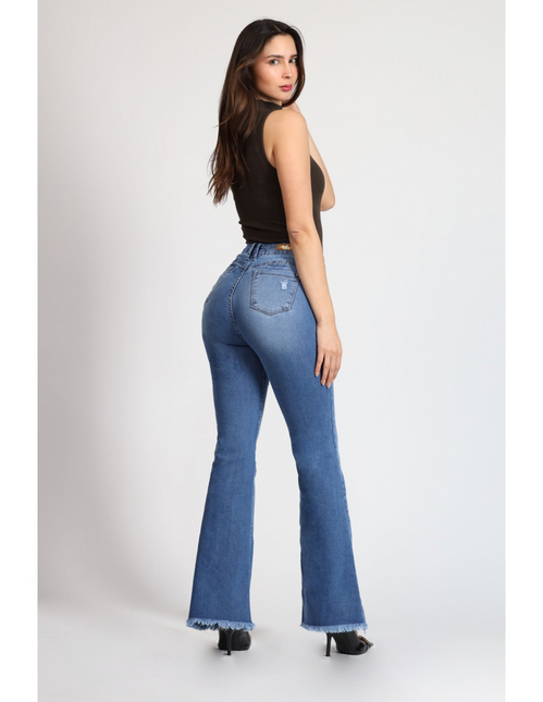 JEANS MOHICANO CINTURA FLARE