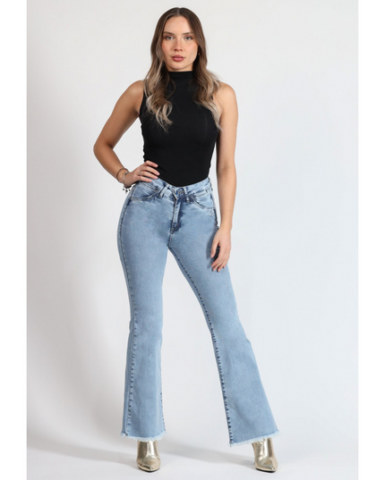 JEANS MOHICANO CINTURA FLARE