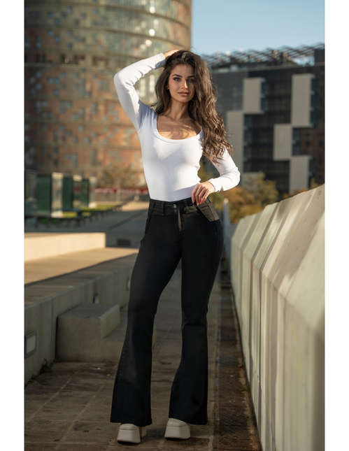 JEANS MOHICANO CINTURA FLARE