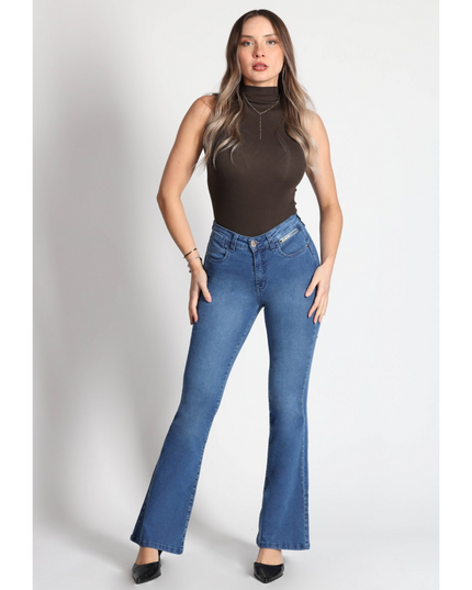 JEANS MOHICANO CINTURA FLARE