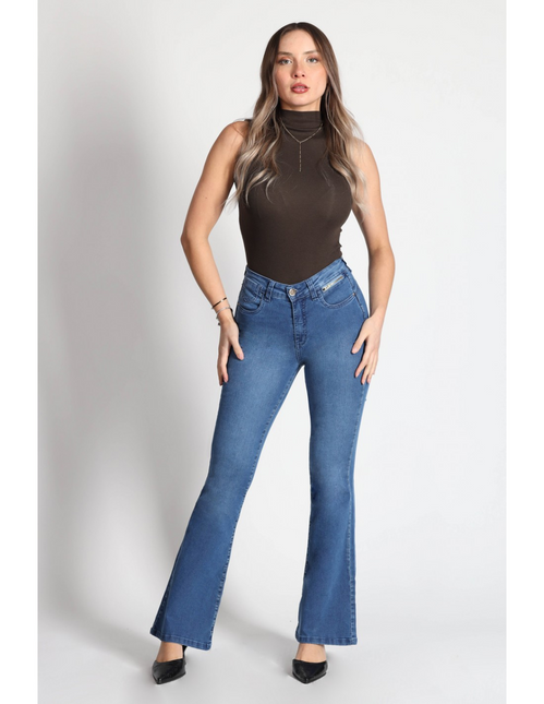 JEANS MOHICANO CINTURA FLARE