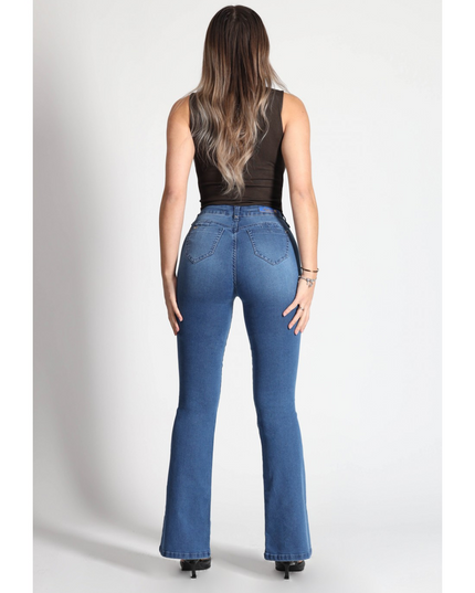 JEANS MOHICANO CINTURA FLARE