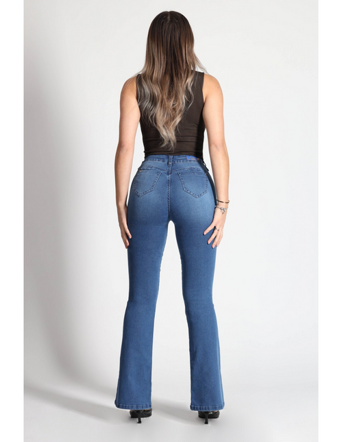 JEANS MOHICANO CINTURA FLARE
