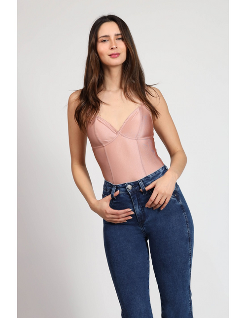 JEANS MOHICANO GRAVILLADO CON TELA AÑADIDA