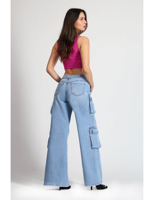 JEANS MOHICANO CARGO 4 BOLS. CON FUELLE