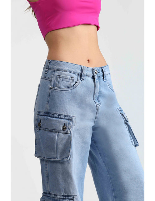 JEANS MOHICANO CARGO 4 BOLS. CON FUELLE