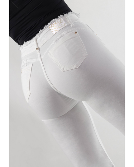 JEANS MOHICANO PRETINA DESFLECADA