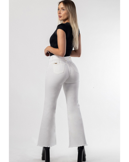 JEANS MOHICANO PRETINA DESFLECADA