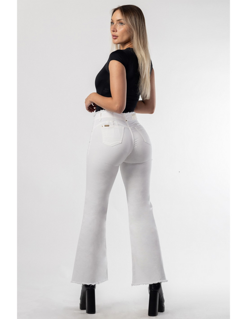 JEANS MOHICANO PRETINA DESFLECADA