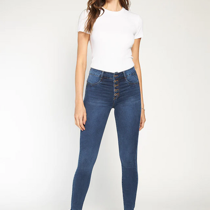 JEANS AMALIA ONIX BOTONES