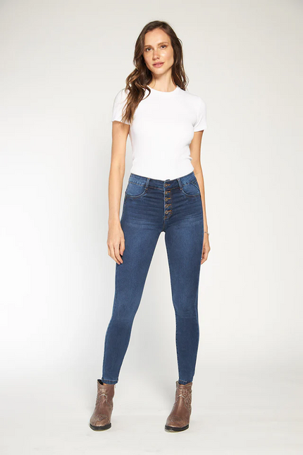 JEANS AMALIA ONIX BOTONES