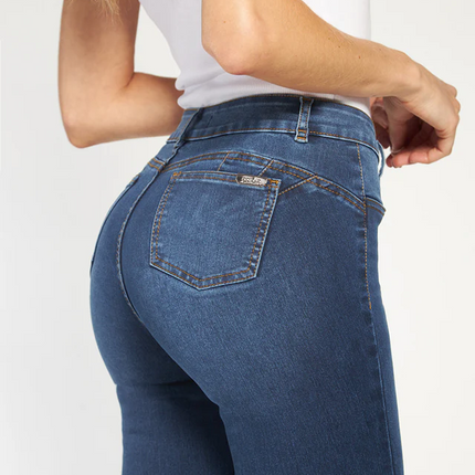 JEANS AMALIA ONIX BOTONES