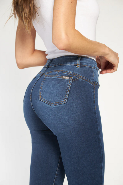 JEANS AMALIA ONIX BOTONES