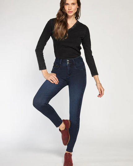 JEANS AMALIA CORAL PUSH IN STRASS