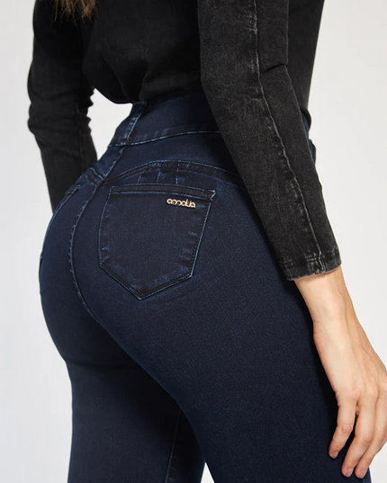 JEANS AMALIA CORAL PUSH IN STRASS