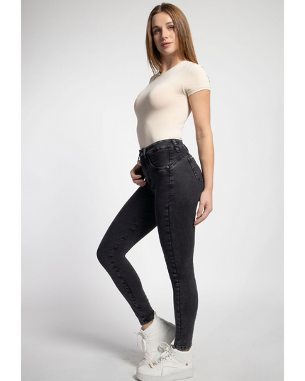 JEANS MOHICANO ELASTICO CON PRETINA TRASERO