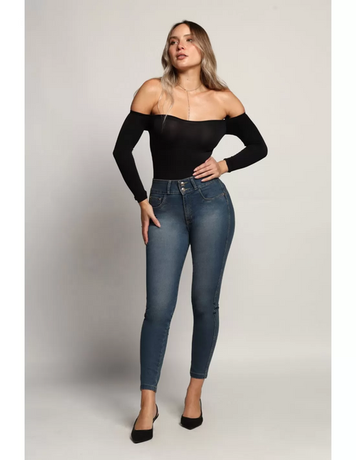 JEANS MOHICANO DOBLE BOTON