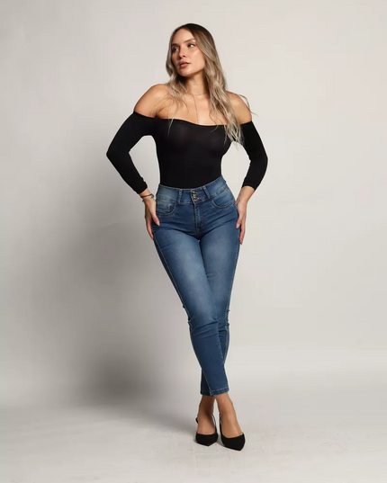 JEANS MOHICANO DOBLE BOTON PRETINA