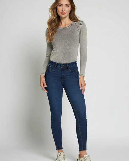 Accesorio AMALIA jeans amalia pitillo high waist en color azul