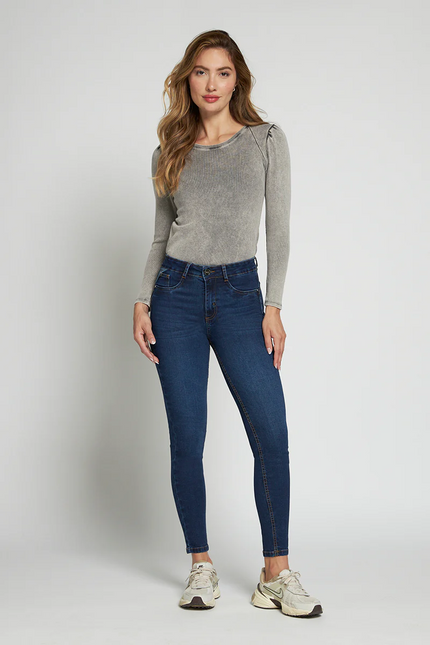 Accesorio AMALIA jeans amalia pitillo high waist en color azul