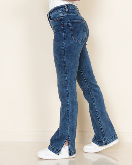 JEANS WADOS RECTO TIRO ALTO