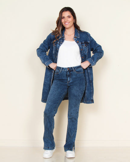 JEANS WADOS RECTO TIRO ALTO