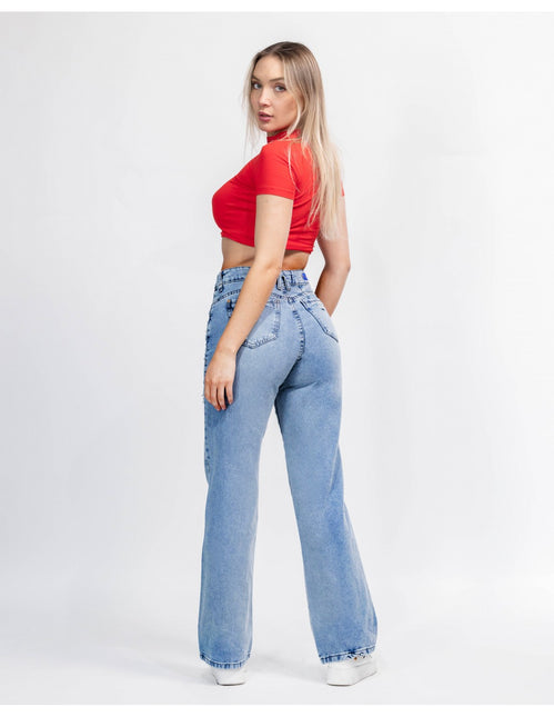 JEANS MOHICANO BIO MEDIO PASADOR DOBLE BOLS.