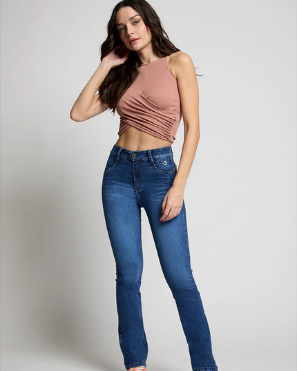 Accesorio AMALIA jeans amalia alto regular en color azul