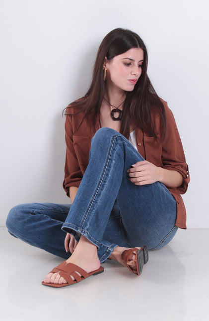 JEANS WADOS RECTO TIRO ALTO