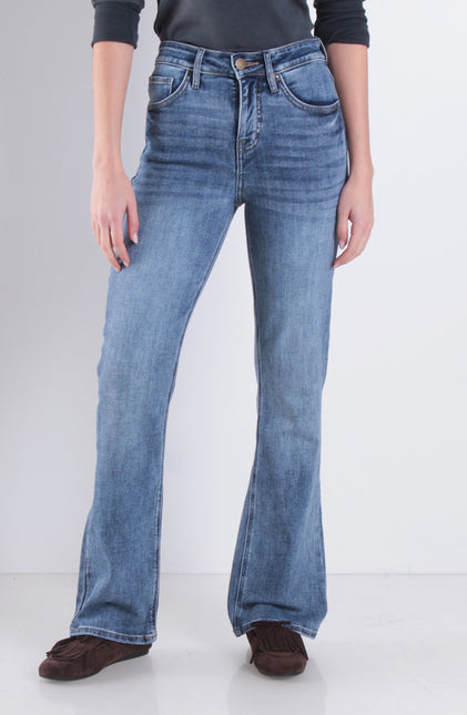 Jeans WADOS Recto Tiro Alto en color índigo