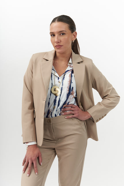 PANTALON GIVE CLASICO RECTO LISO,BOLSILLOS - MAWI