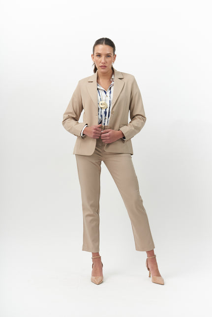 PANTALON GIVE CLASICO RECTO LISO,BOLSILLOS - MAWI